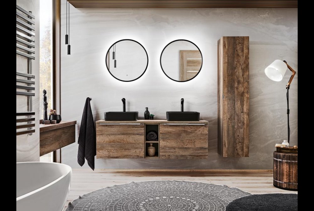 SANTA FE Oak Bathroom