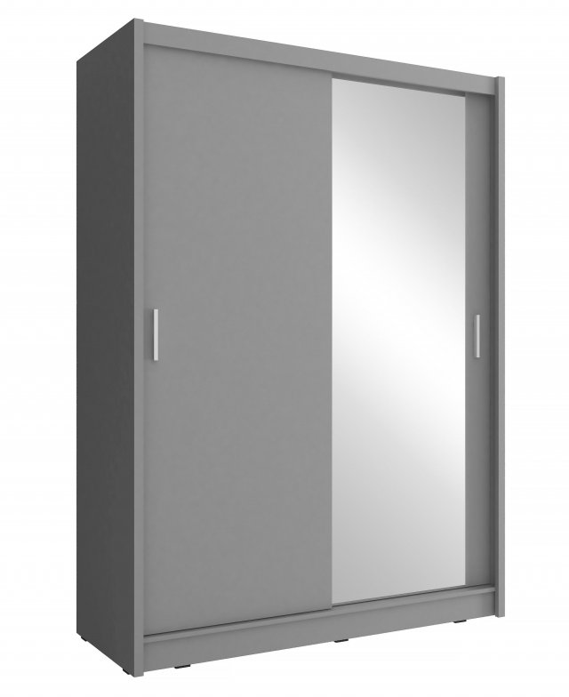 MAJA 1 LUS Graphite 130cm Schwebetürenschrank