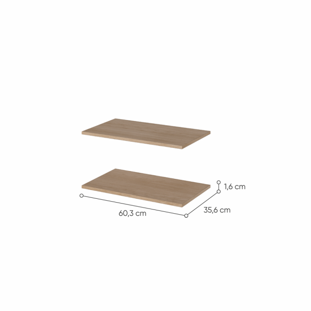 EASY EA-04 Riiulid EA-01,EA-02,EA-03 (2 tk) tamm scandi