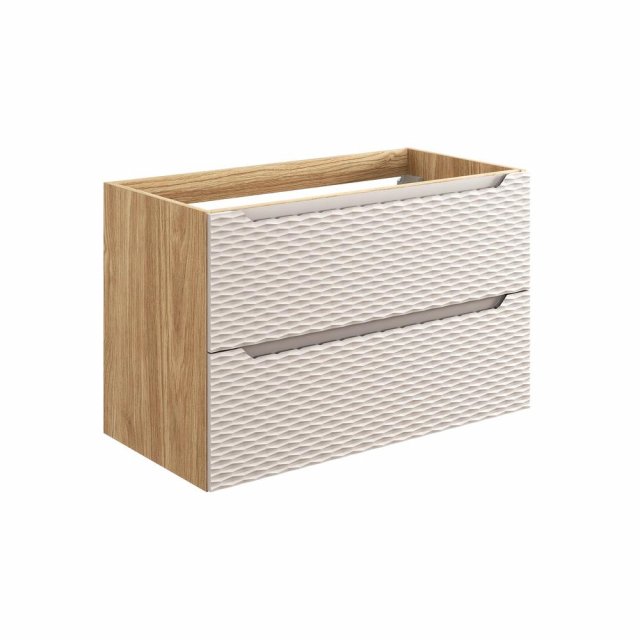 Ocean Beige 82-90-2S Cabinet Under Washbasin 90 cm 2 Drawers