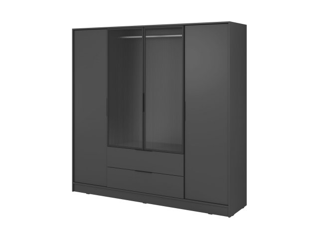 KELLY 4D RM Graphite Wardrobe