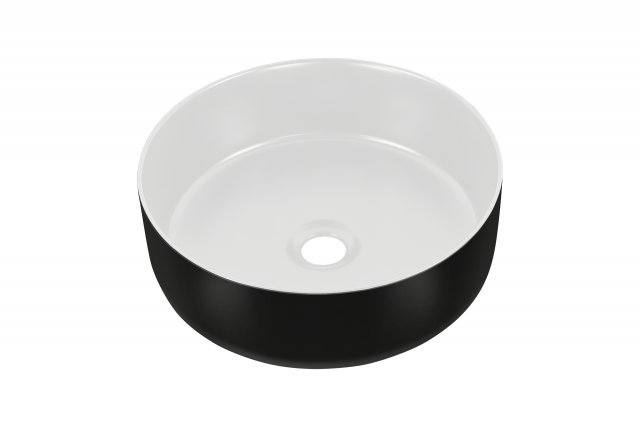 UM- CFP - 6259 Simple 8 white and black /BASIN 360x360x130 Valamu