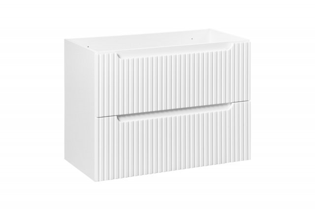 Nova-White 82-80-2S Cabinet Under Washbasin 80 cm 2 Drawers