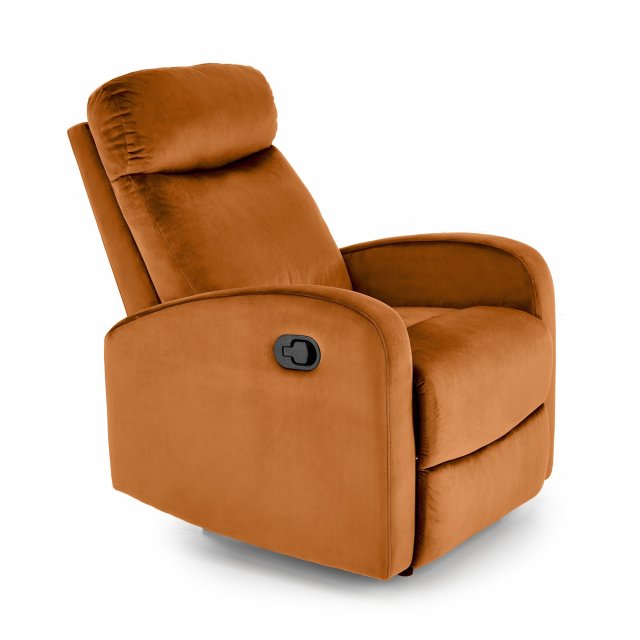 WONDER recliner Relaxsessel, Ruhesessel Mit Wippfunktion,cinnamon