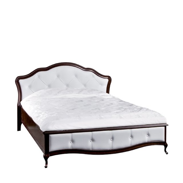 VERONA Bed 2T-160/leather Taranko