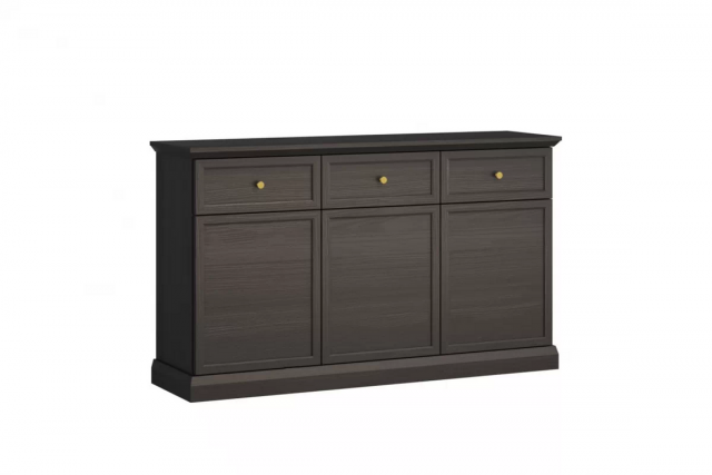 Lucca- KOM K3D3S Chest of drawers with 3 drawers and 3 doors