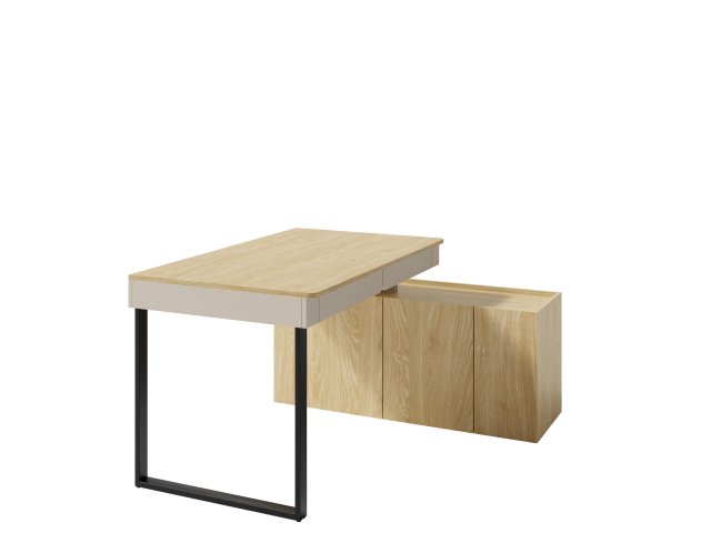 Luca-LC 10 L/R Desk Sand beige