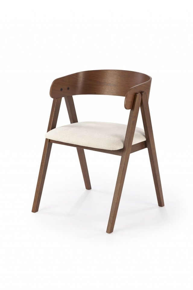 K562 Armchair Walnut / Light Beige