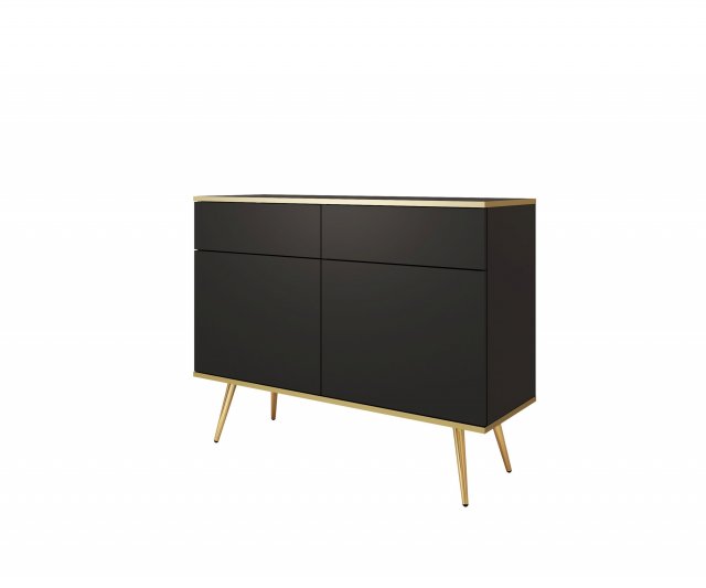 ORO- KSZ107 Chest of drawers Black