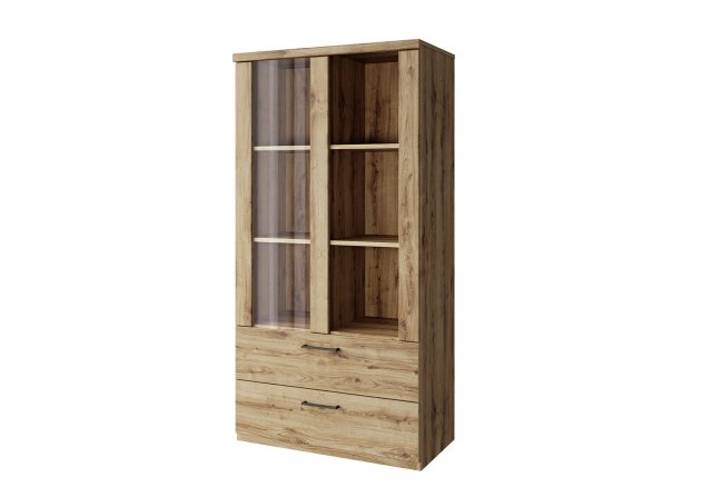 Doorset WIT NIS 1W2S Vitrine