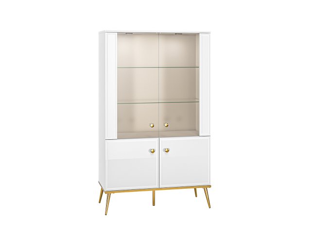 Golden 03 Glass-fronted cabinet