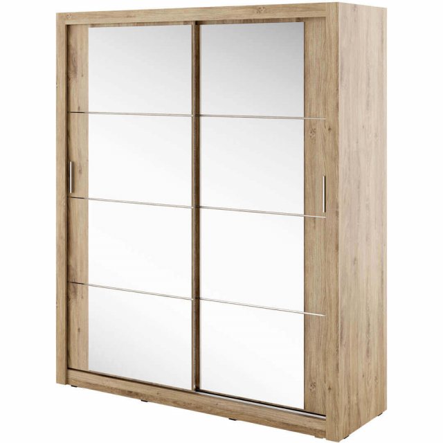 ArtiAR -03 Oak Shetland Sliding door wardrobe 180cm