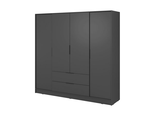 KELLY 4D Graphite Kleiderschrank