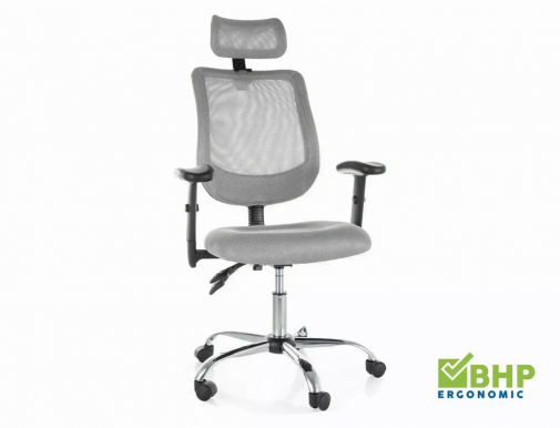 Q-118R Grey Office chair