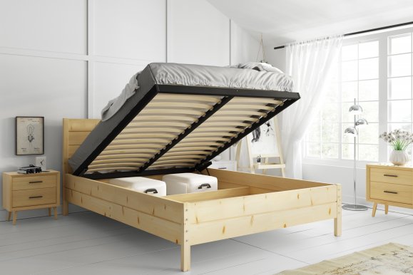 BMS 160x200 Voodi pesukastiga