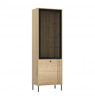 Cross-Line Glass-fronted cabinet