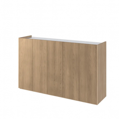 EASY EA-01 Chest 5d with lighting - oak scandi/white gloss