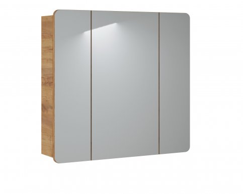 Abura 843 Настенный шкафчик для ванной комнаты с зеркалом