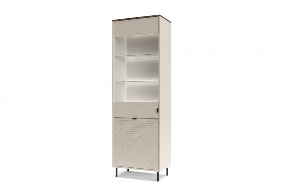 Evo- WIT1d1w [EO6] Glass-fronted cabinet 