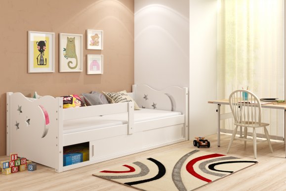 Lastevoodi 160x80 valge