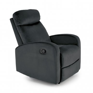 WONDER recliner Relaxsessel, Ruhesessel Mit Wippfunktion,Schwarz