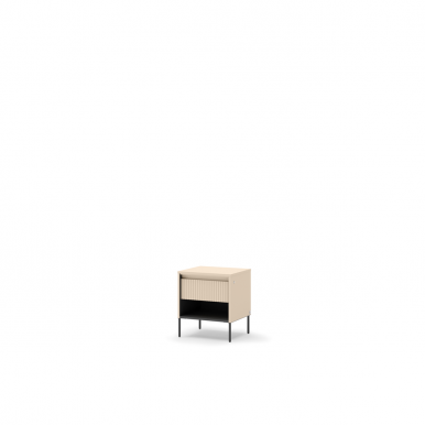 TREND TS-10 Bedside with LED lighting,Beige sand/black