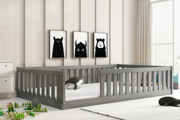 Montessori Lastevoodi 120x200 Grafiit