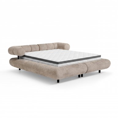 LXR Lux,140x200 Bett mit Bettzeugkasten