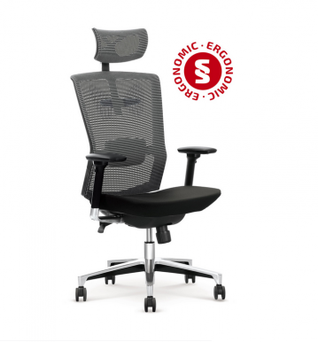 AMBASADOR Office chair Black/grey