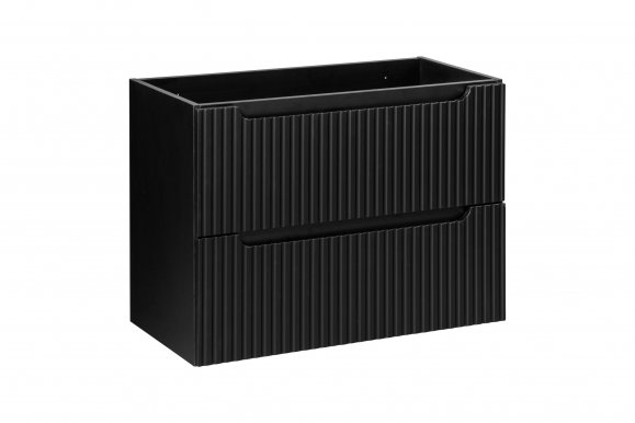 Nova-Black D2 82-80-2S Cabinet Under Washbasin 80 cm 2 Drawers