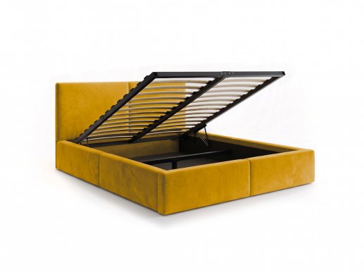 30127,160x200 Voodi koos voodipesukastiga (Mustard)