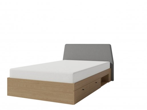 Alessio AE13 L/R 120x200 Bett Eucalyptus