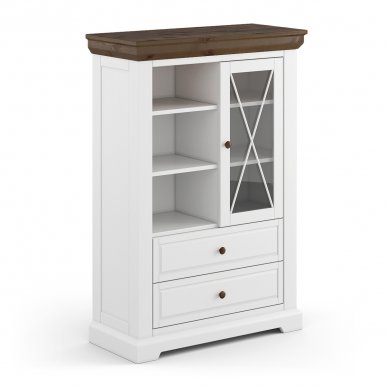 Marone Elite White/tabacco PLMEL04/T Vitrīna