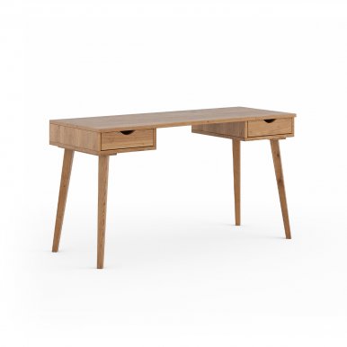 Simona KULSIM2 Desk with two drawers solid oak