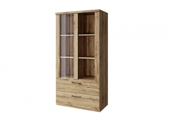 Doorset WIT NIS 1W2S Vitrine