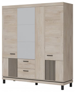 Mati-MT 16 Wardrobe with 5 doors and mirror