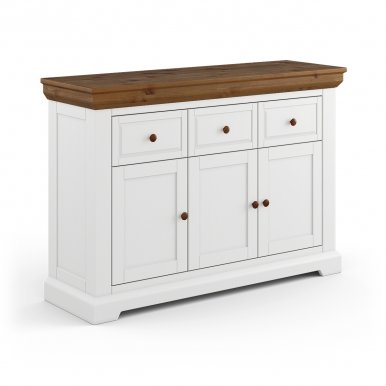 Marone Elite White/tabacco PLMEL42/T Chest of drawers