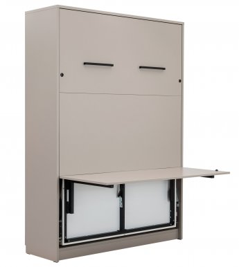 GENIUS GS-P-V-B-120x200 Vertical Schrankbett mit Schreibtisch