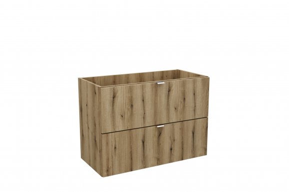 Nova-Oak A 82-80-2S Cabinet Under Washbasin 80 cm 2 Drawers