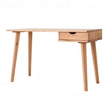 Simona 3SSIM078 Desk with one drawer,solid oak