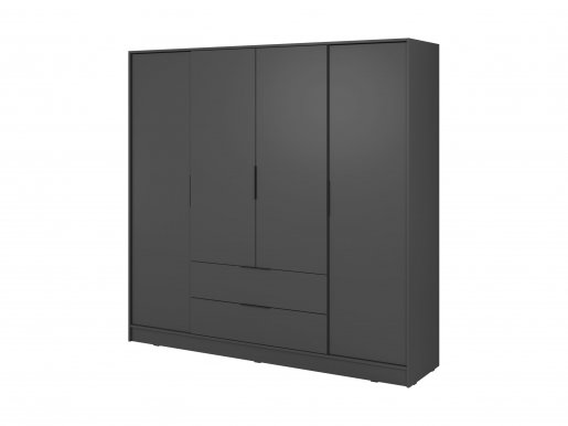 KELLY 4D Graphite Wardrobe