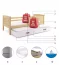 Cubus 2 Bed with two mattresses 200x90 pine/white