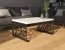 Semanier 45x100x70 Coffee table White gloss