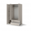 Sigma-SG 01 Wardrobe 3 doors with 2 drawers