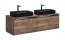 SANTA FE OAK 82-80-A-2S Cabinet Under Washbasin 