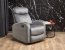 WONDER recliner Relaxsessel, Ruhesessel Mit Wippfunktion,Grau