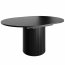 Zante ZA9 (120-160 cm) Black Round extending dining