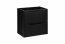 Nova-Black D2 82-60-2S Cabinet Under Washbasin 60 cm 2 Drawers