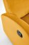 WONDER recliner Relaxsessel, Ruhesessel Mit Wippfunktion,mustard