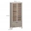 Kleo WIT 2w2s Glass-fronted cabinet